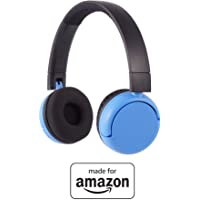 BuddyPhones PopTime- nuevos auriculares con Bluetooth Made for Amazon- azul- para edades de 8 a 15 años